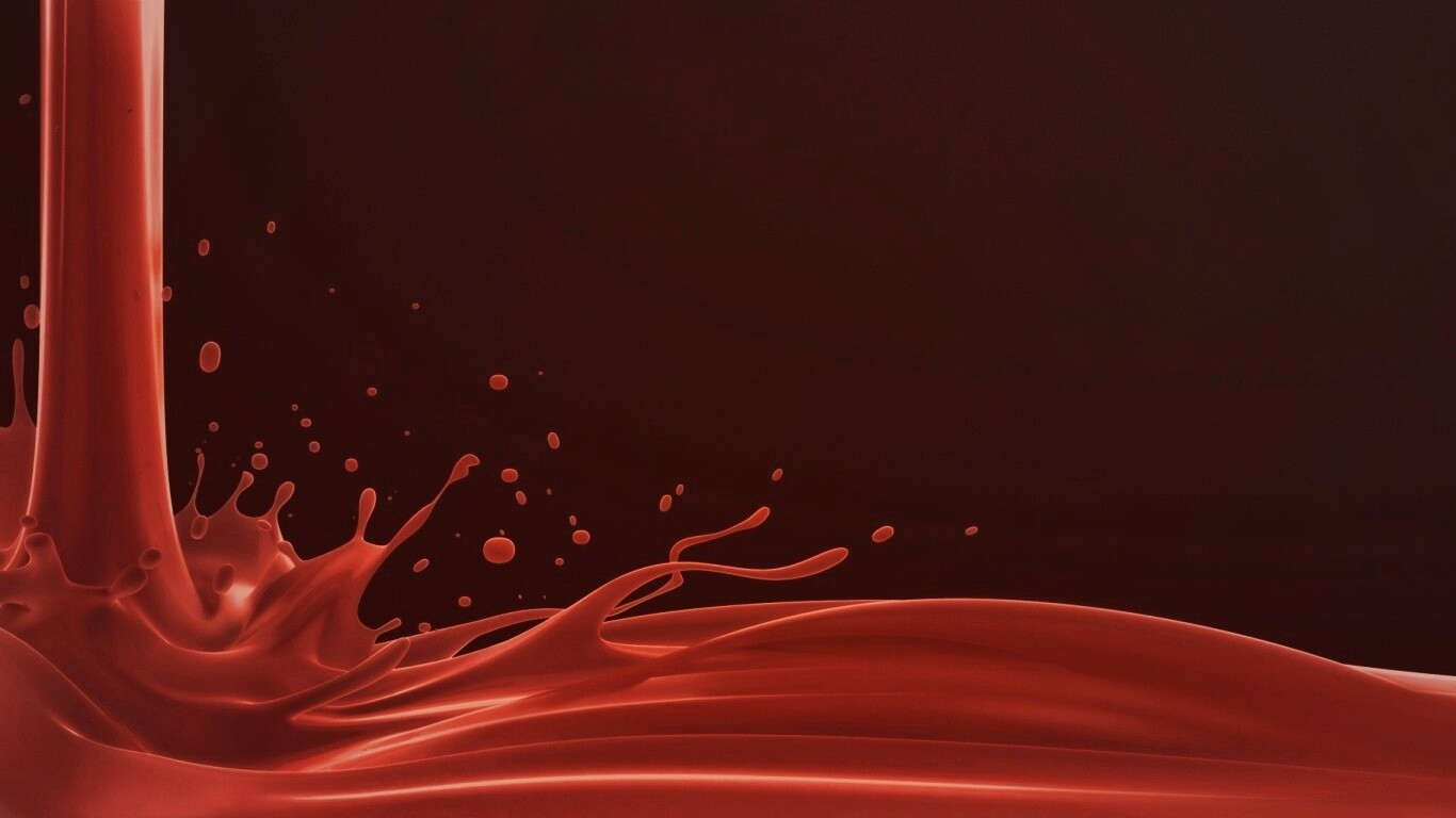 Красный всплеск обои