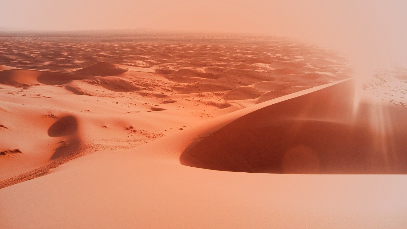 Солнечная пустыня обои