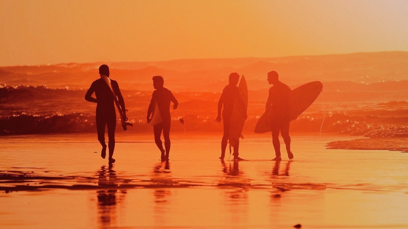 Серфингисты обои