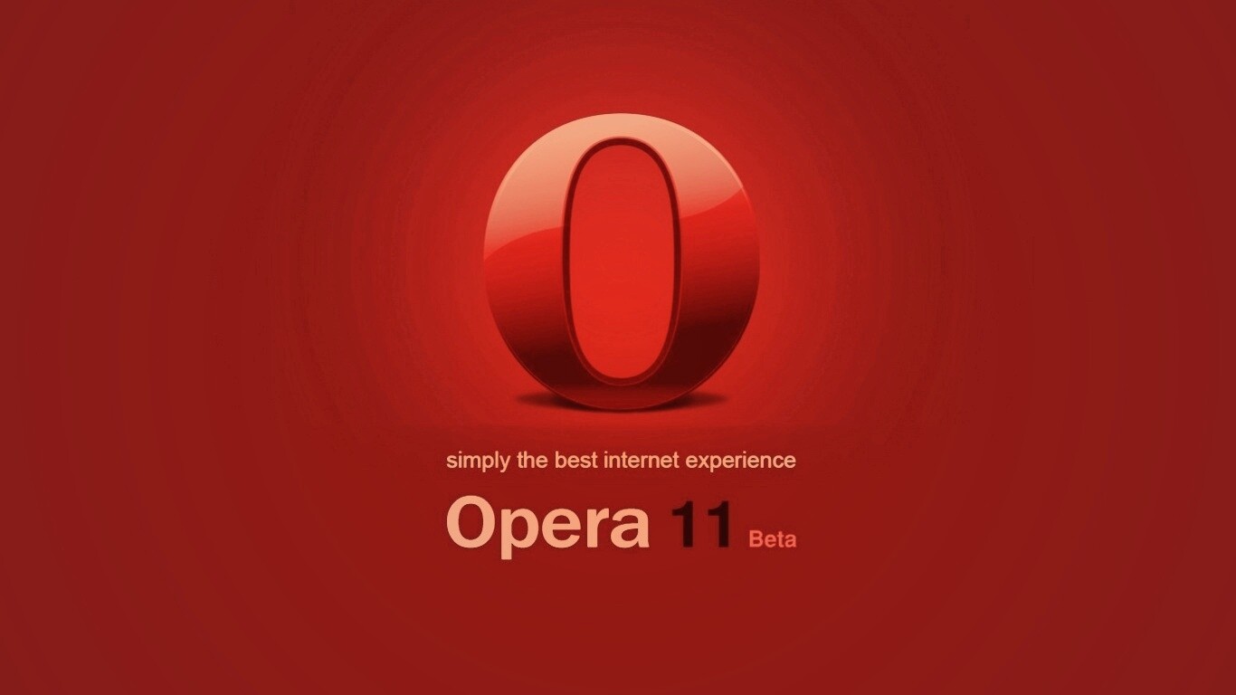 Opera 11 обои