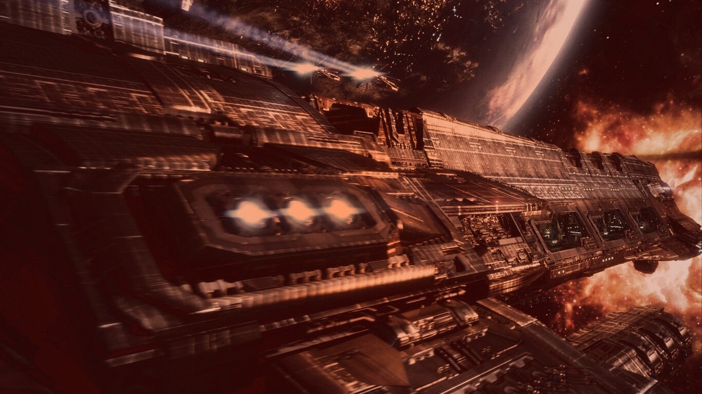 Космический корабль обои