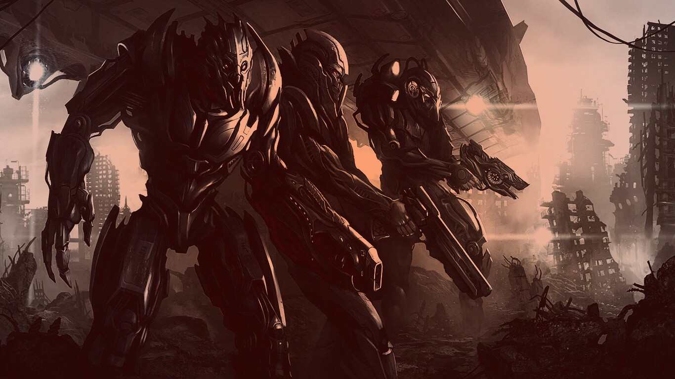 Нападение на землю обои