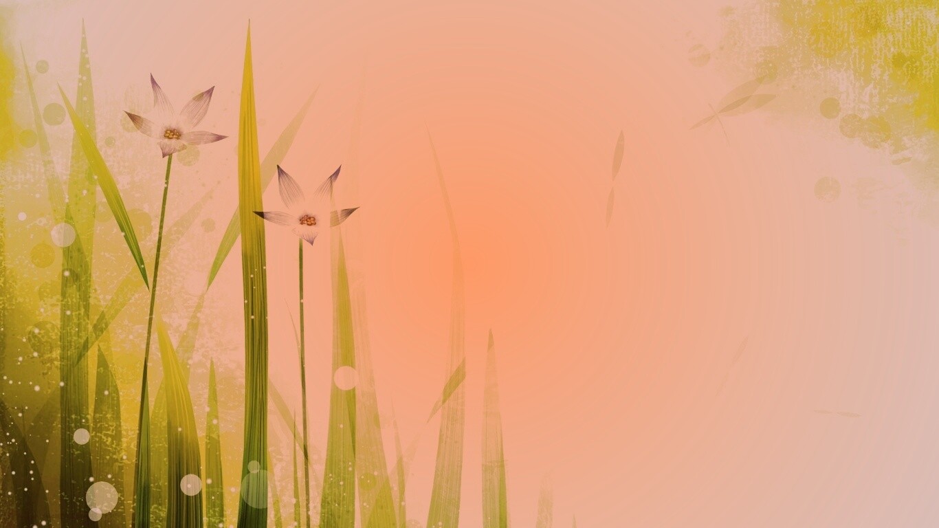 Векторные цветы обои