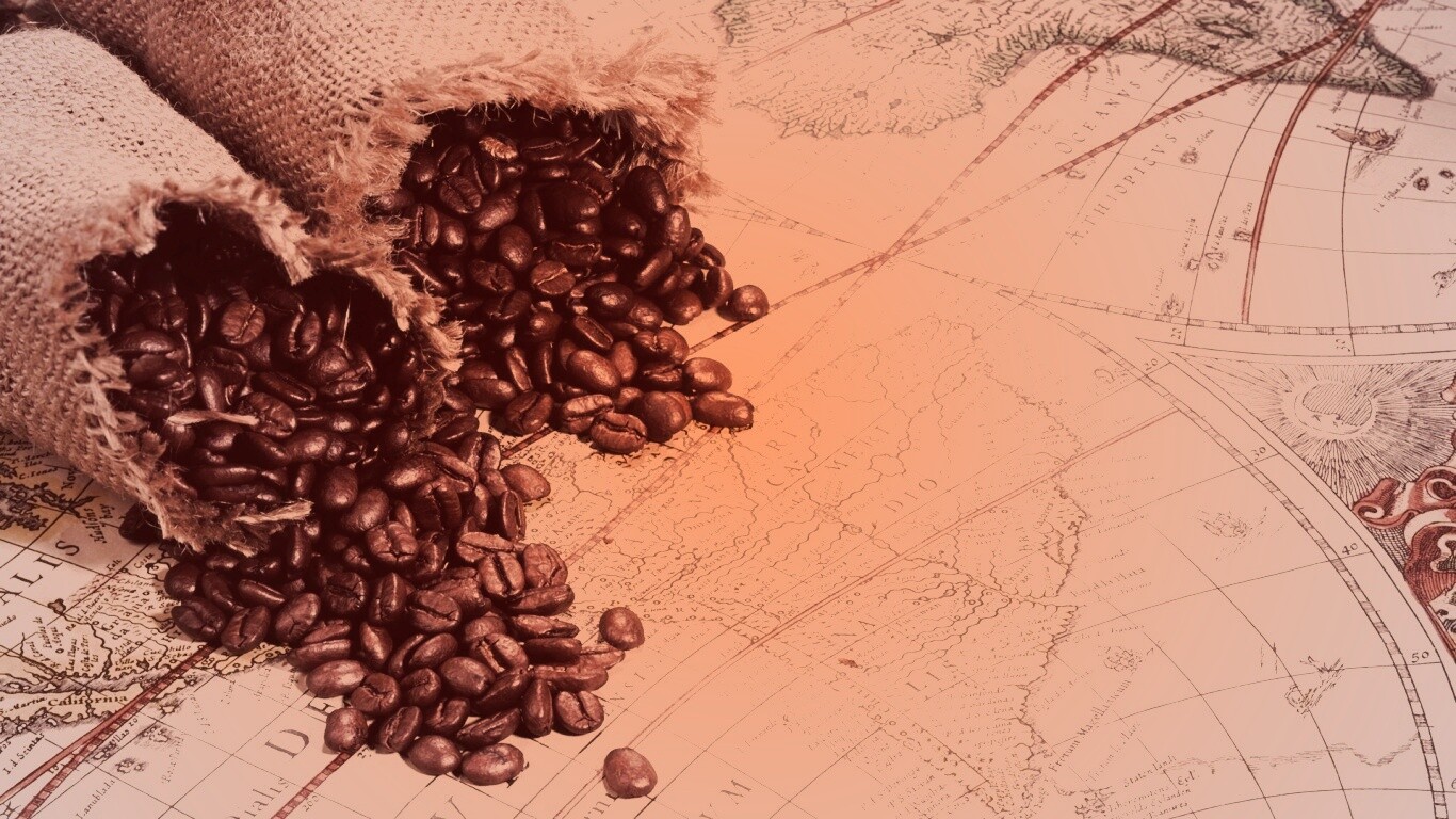 Кофейные зерна обои