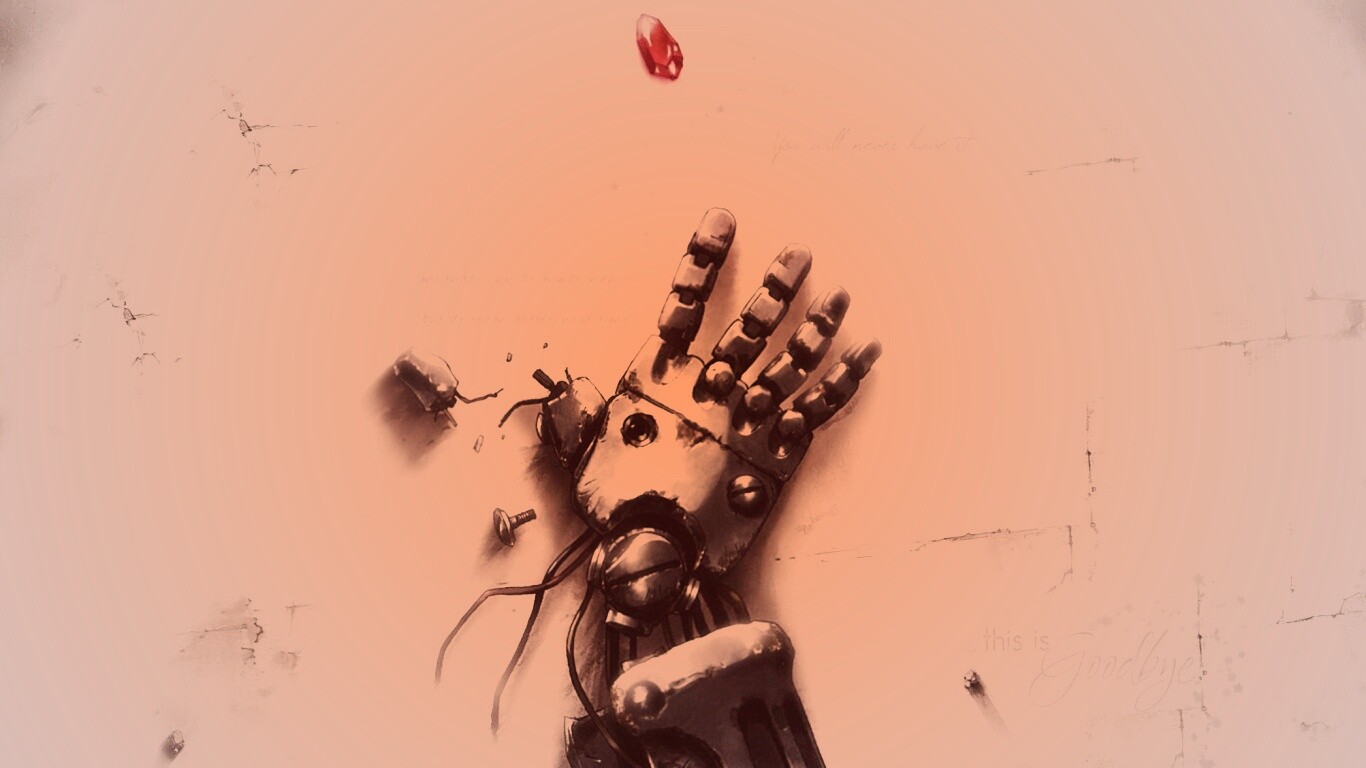 Автопротез из анимэ Стальной Алхимик обои