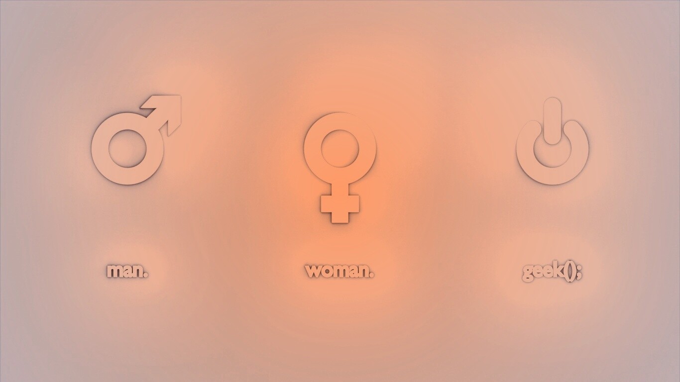 Мужчина, Женщина, Гик обои