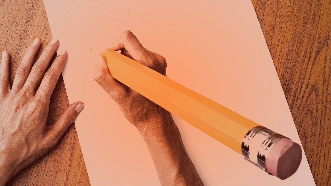 Бльшой карандаш, большие мысли обои