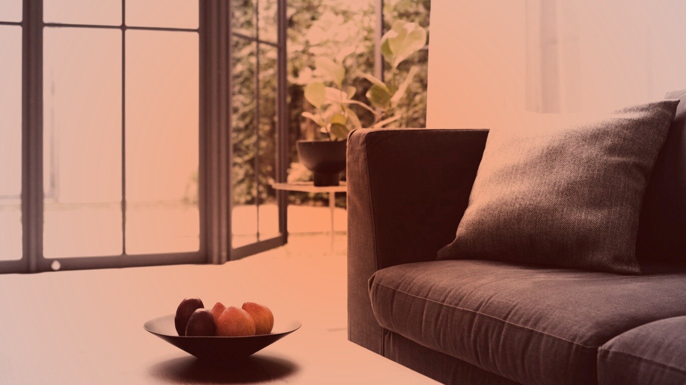 Фрукты в тарелке обои