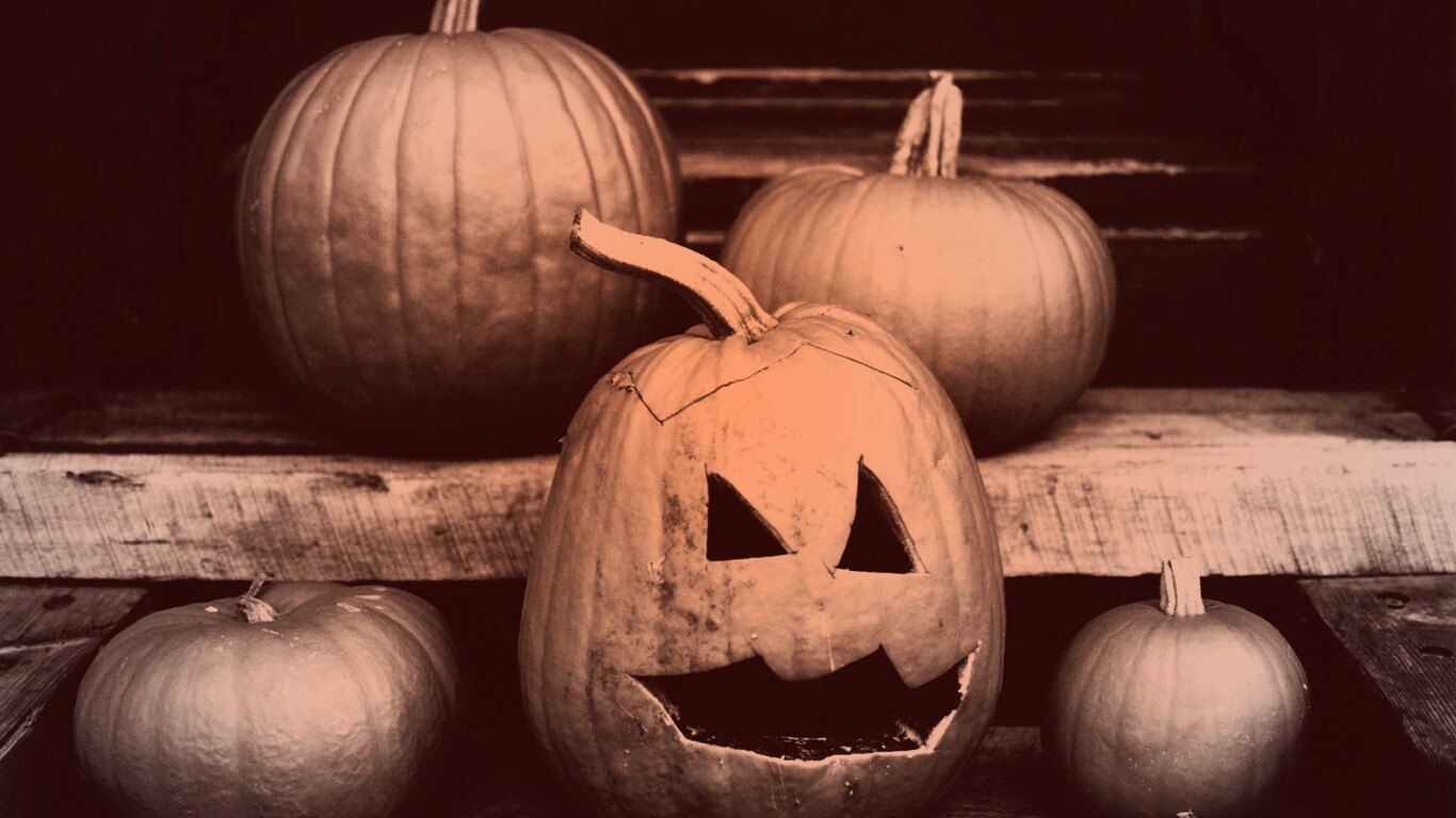 Тыквы на хэллоуин обои