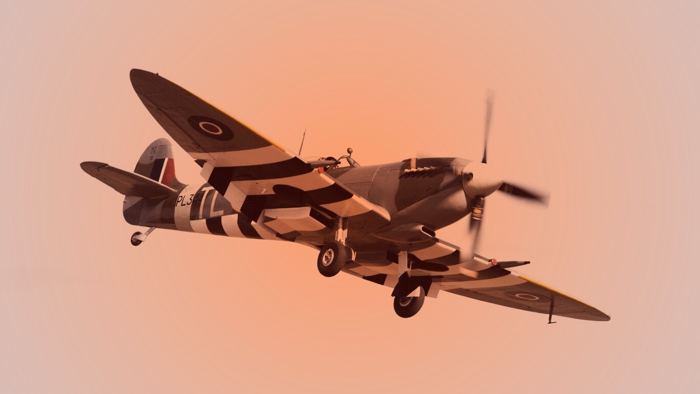 Истребитель времён Второй Мировой Войны обои