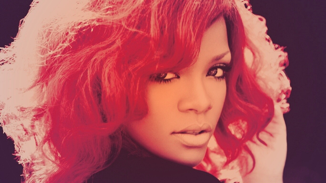 Огненная Рианна обои