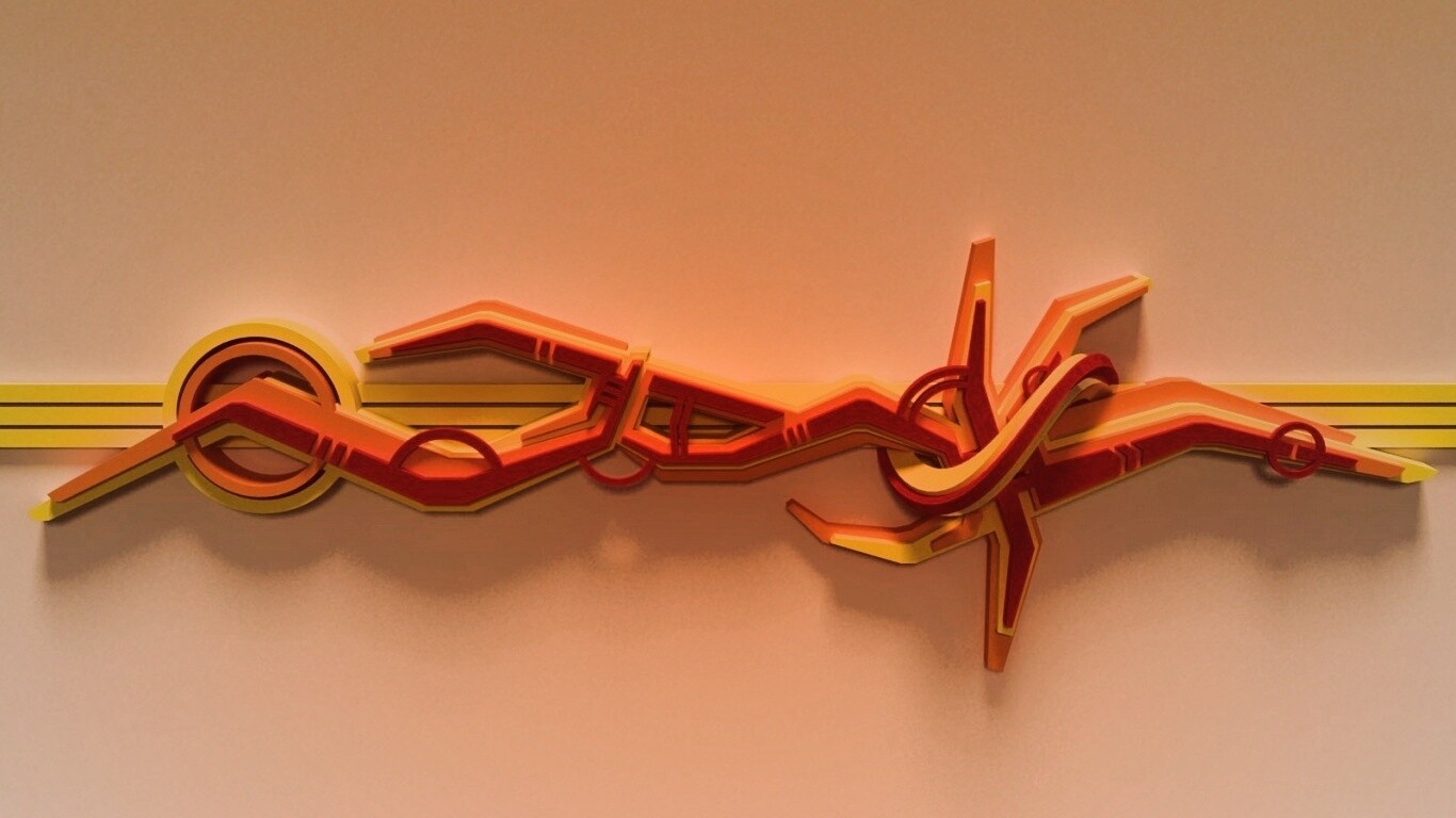 3D Граффити обои