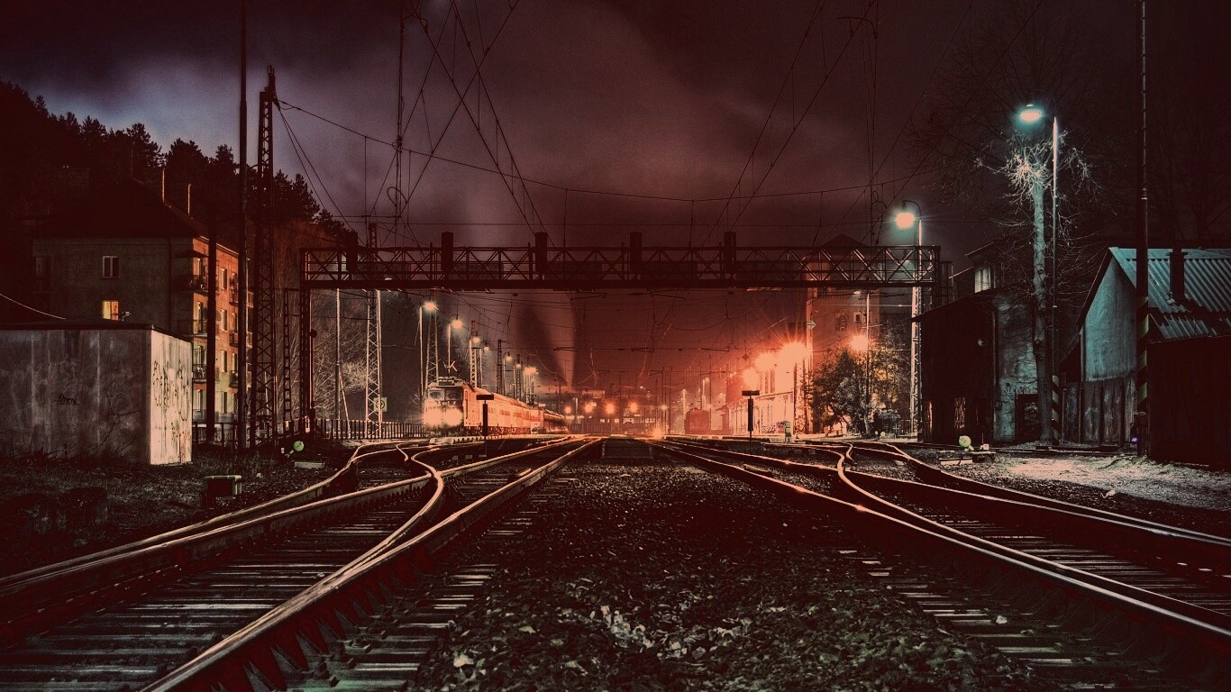 Железнодорожная станция обои