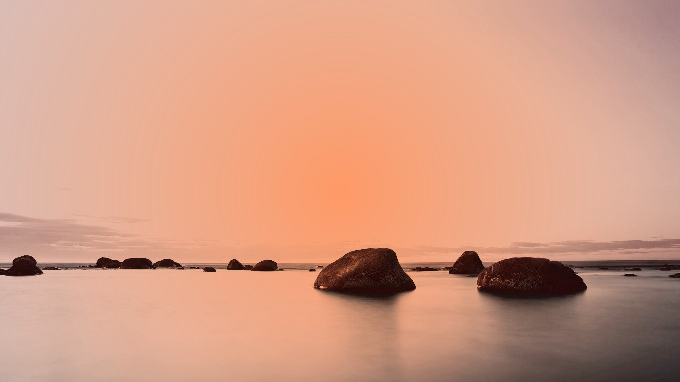 Небо и вода обои