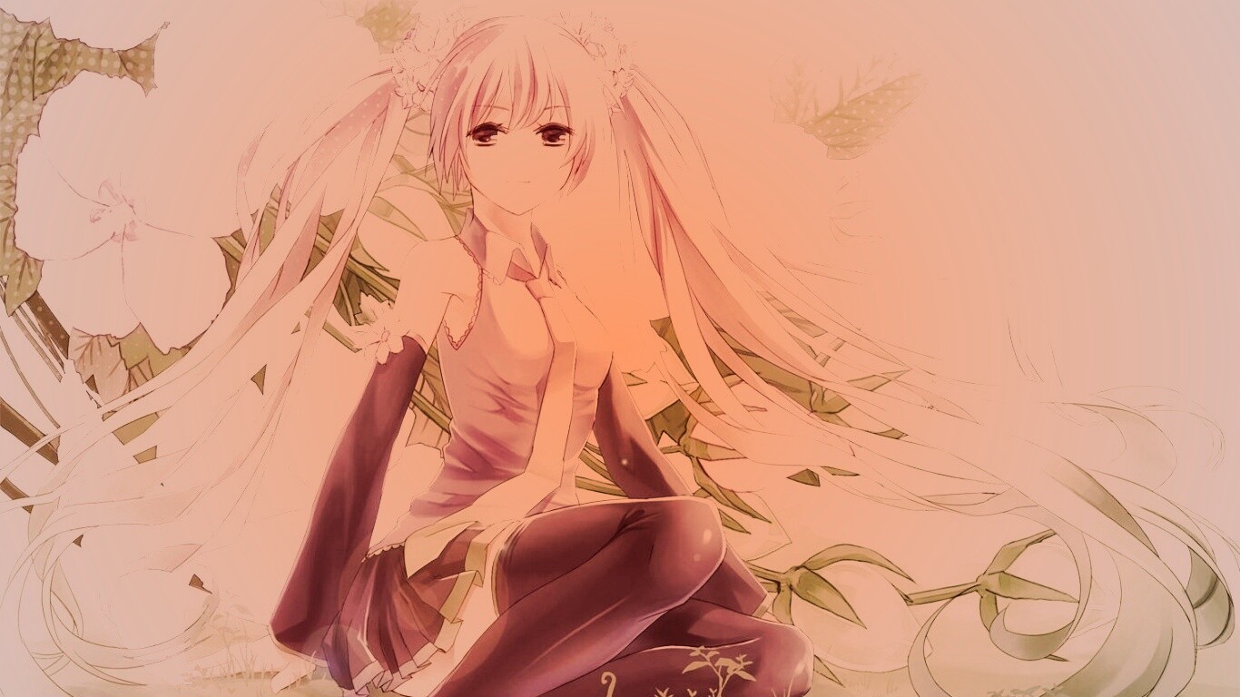 Девушка с красивыми волосами обои