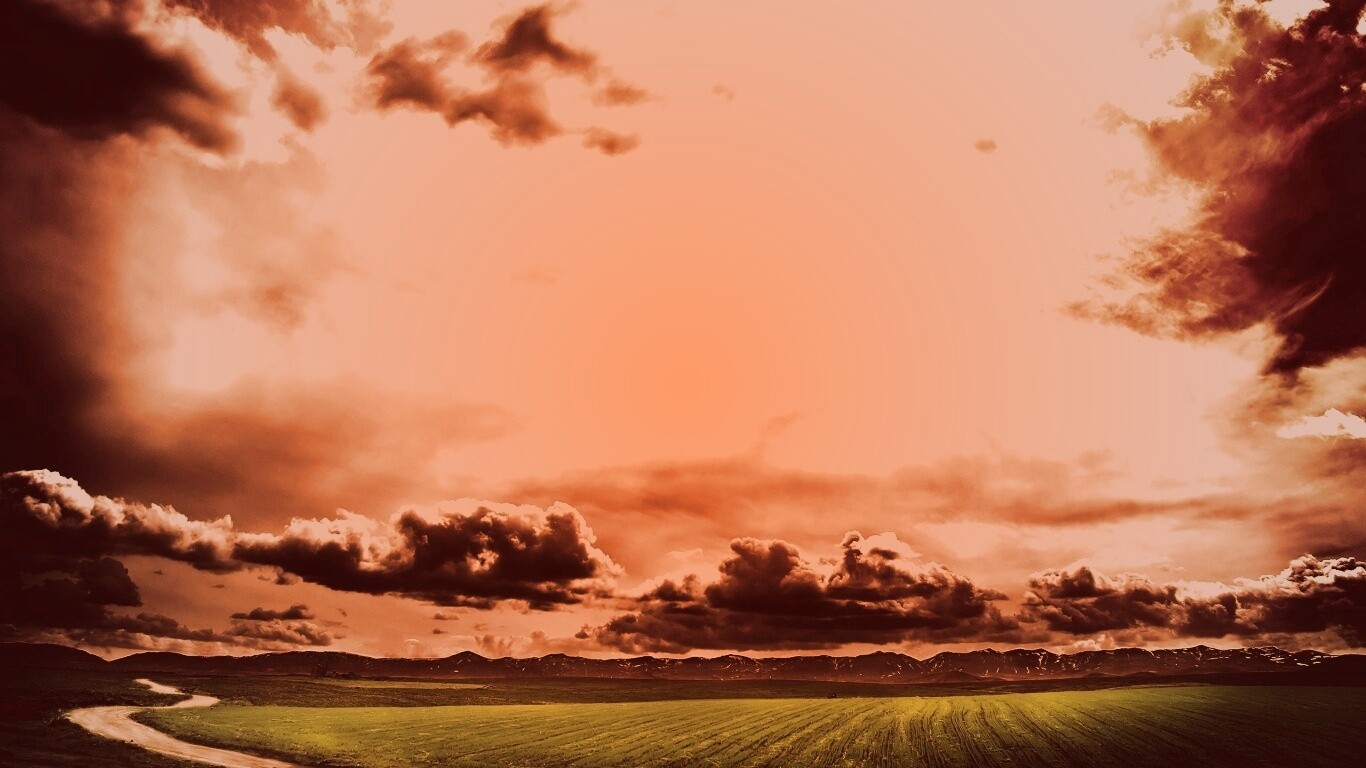 Золотое небо обои