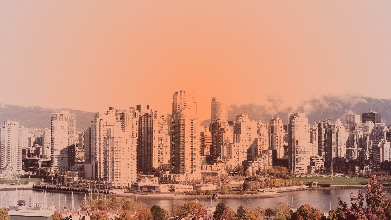 Панорама города обои