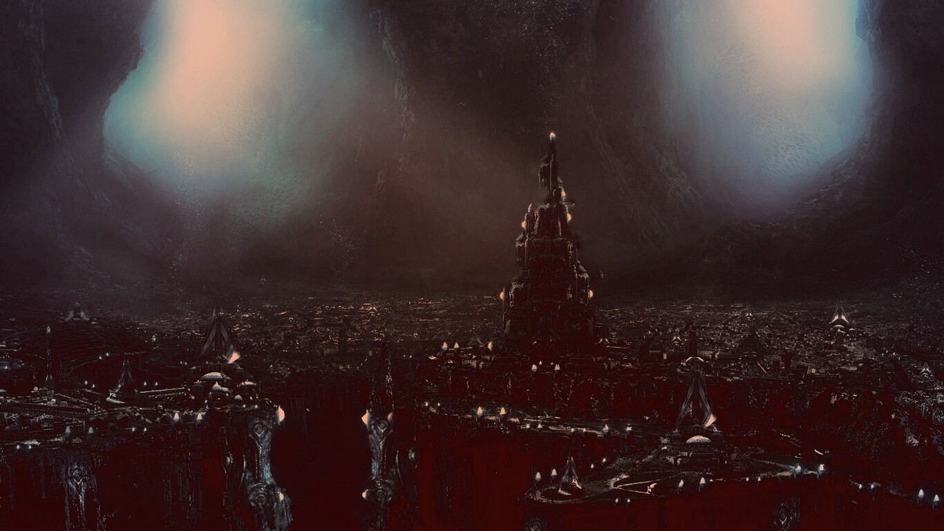 Подземный город обои