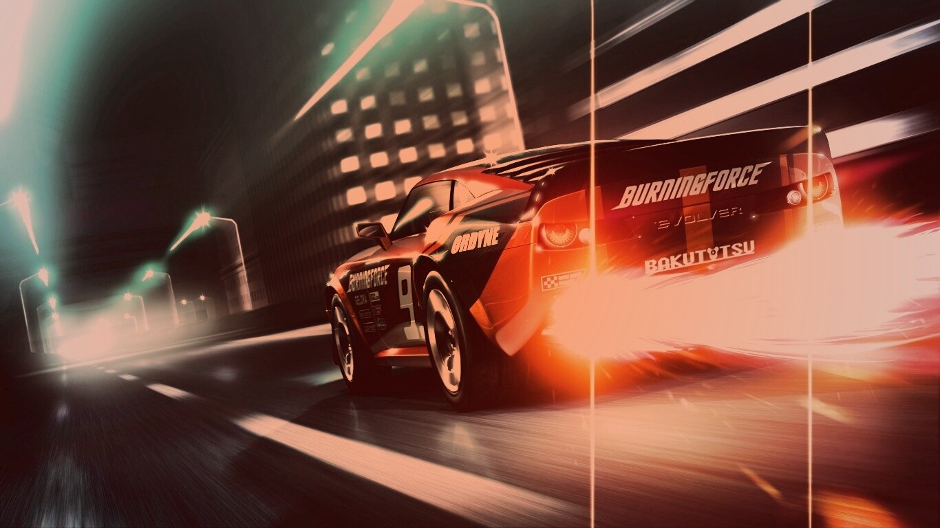 Ночное нитро обои