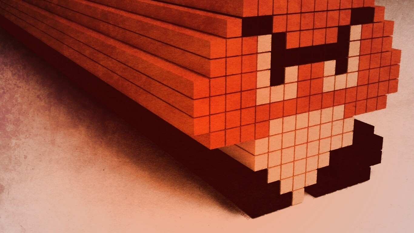 Злой гриб из марио обои