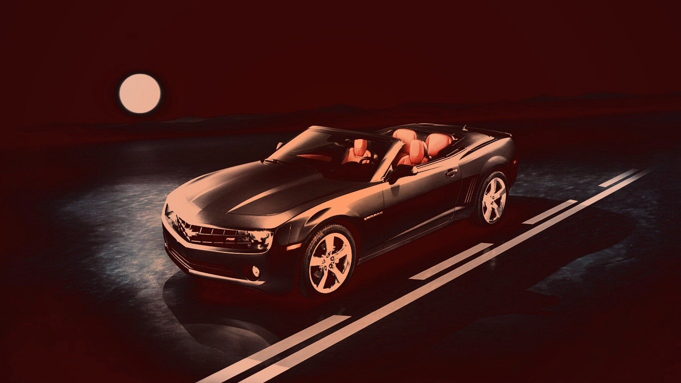 Chevrolet Camaro кабриолет обои
