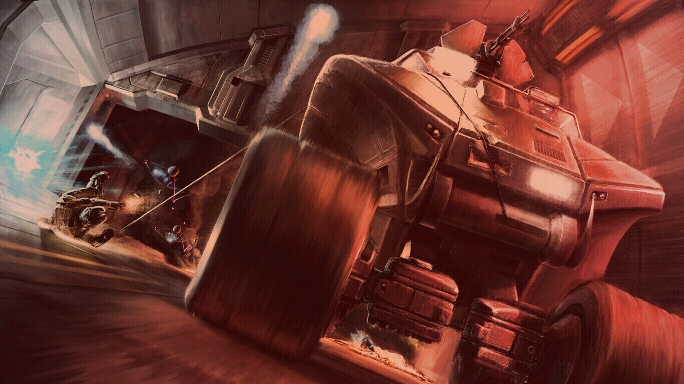 Погоня в Halo обои