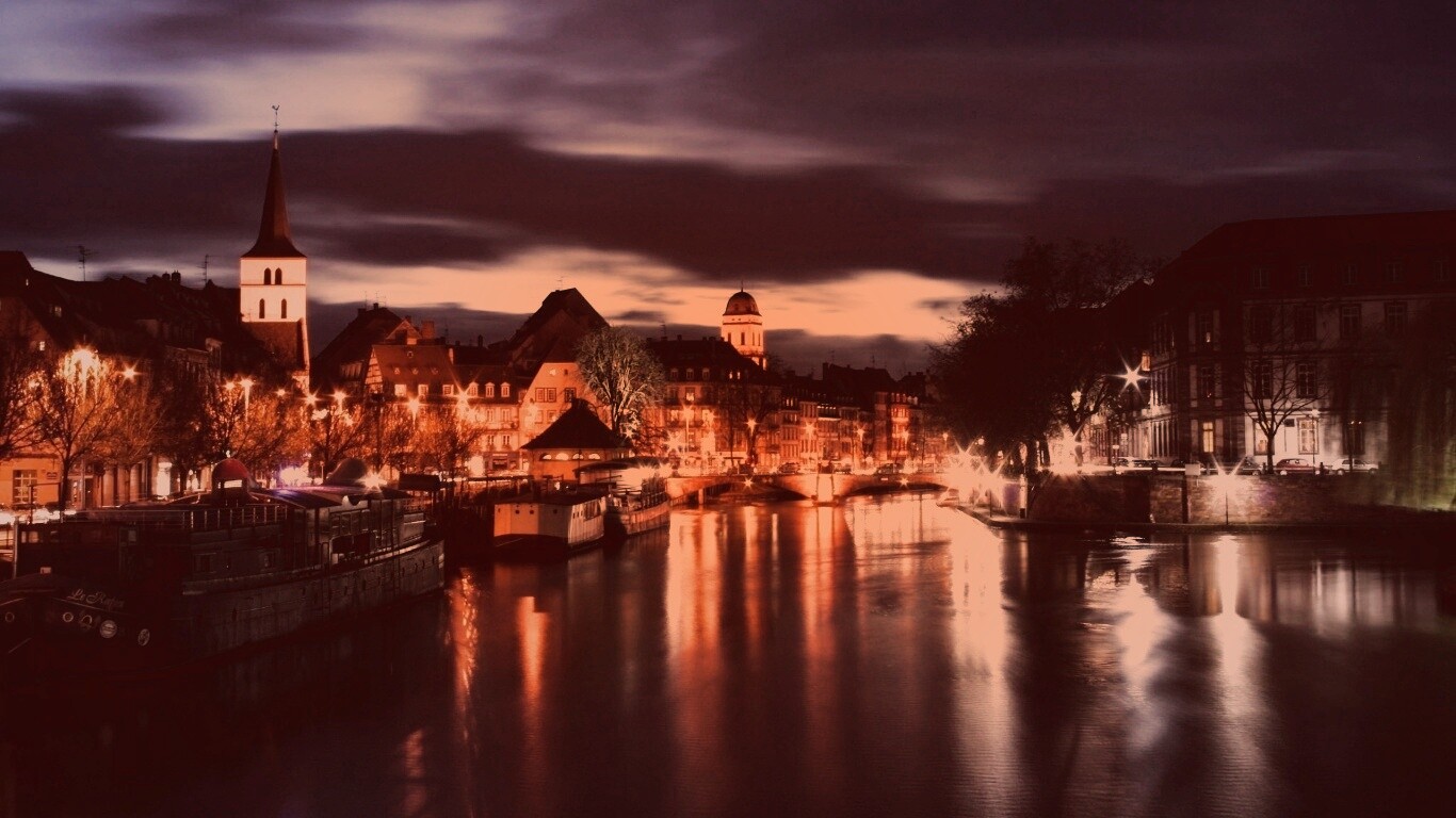 Город Страсбург обои