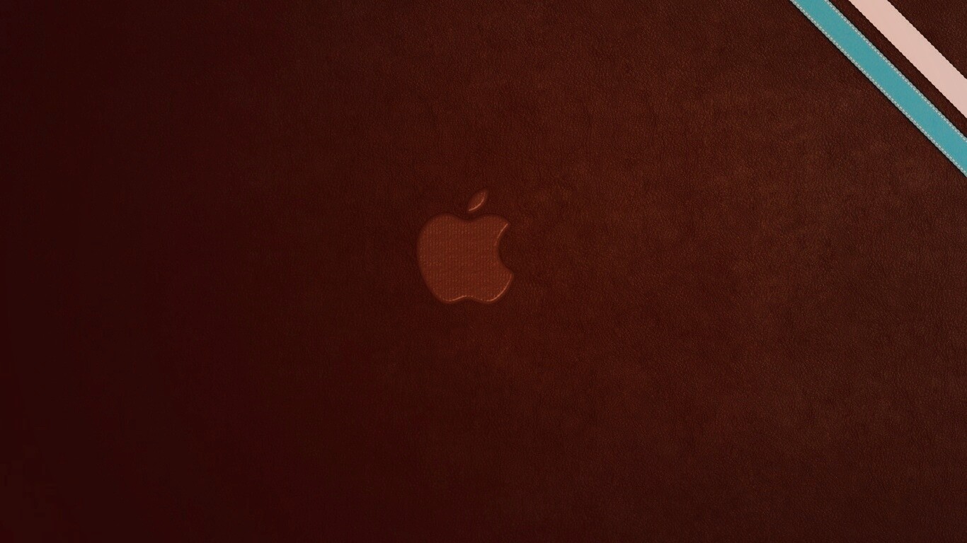 Логотип Apple в дереве обои