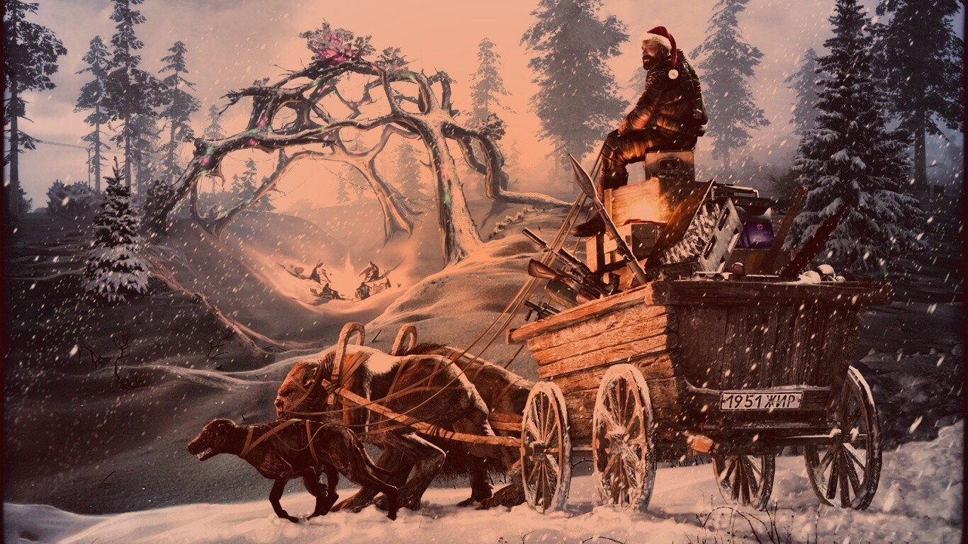 Новогодний Сталкер обои