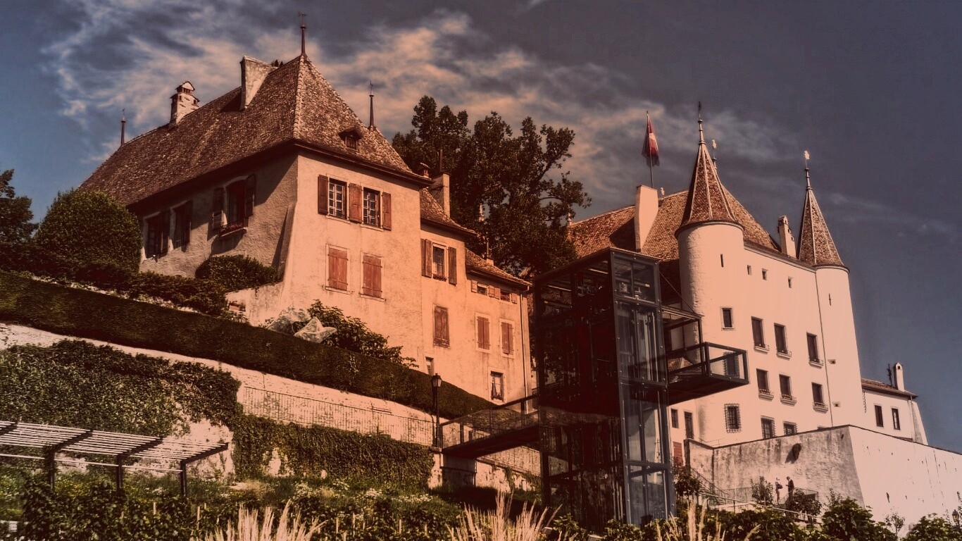 Дома с своеобразной архитектурой обои