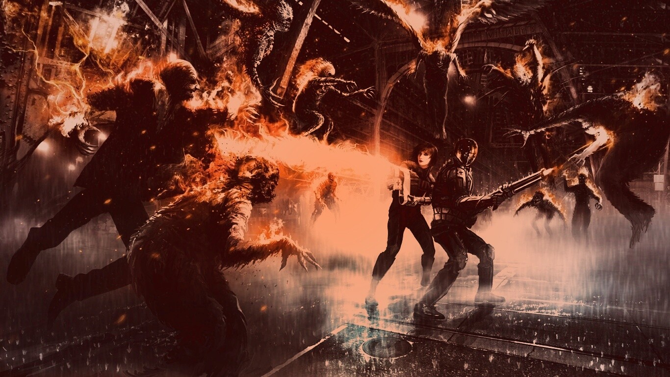 Игровой фанарт обои