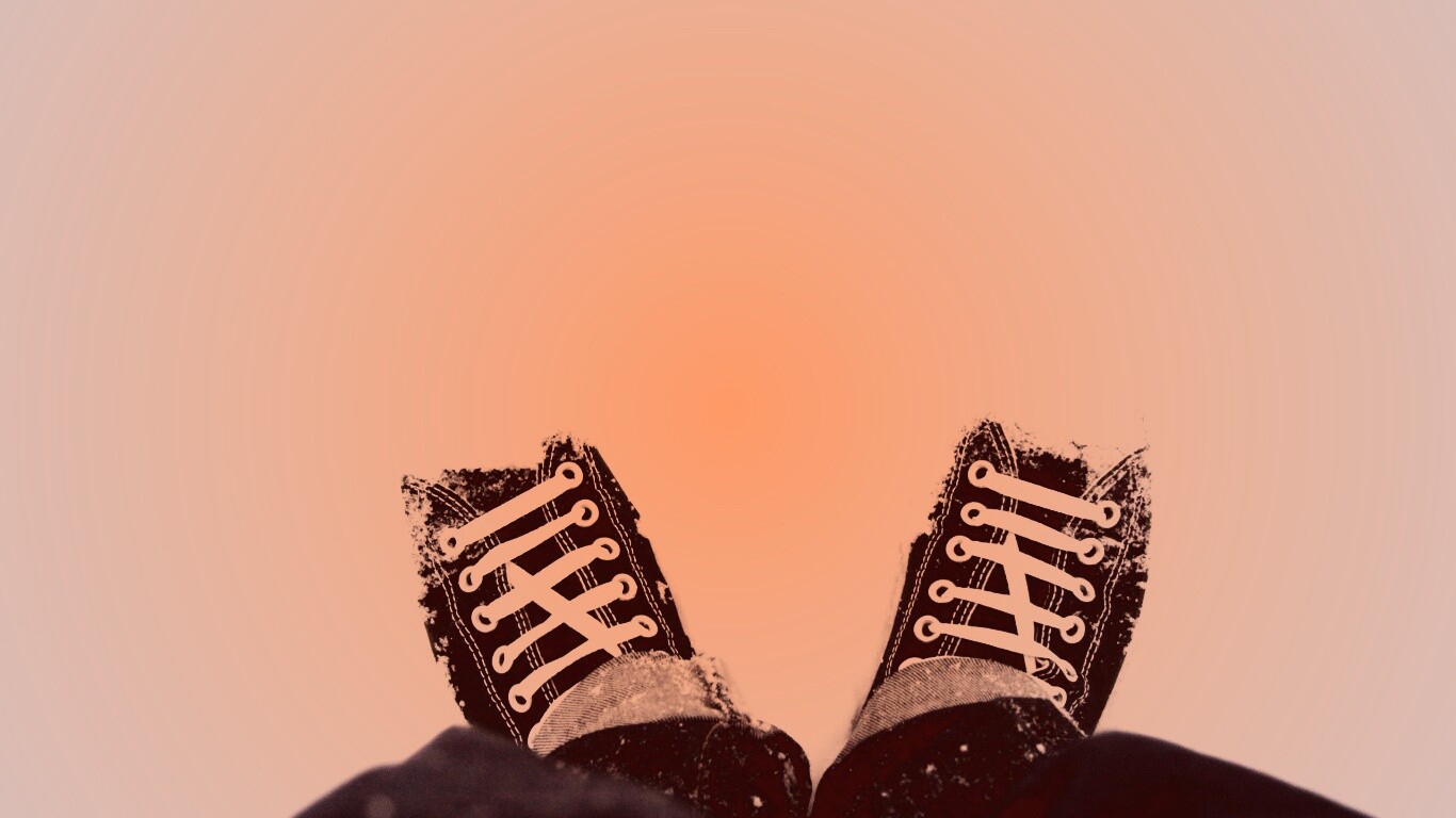 Дурак зимой в кедах обои