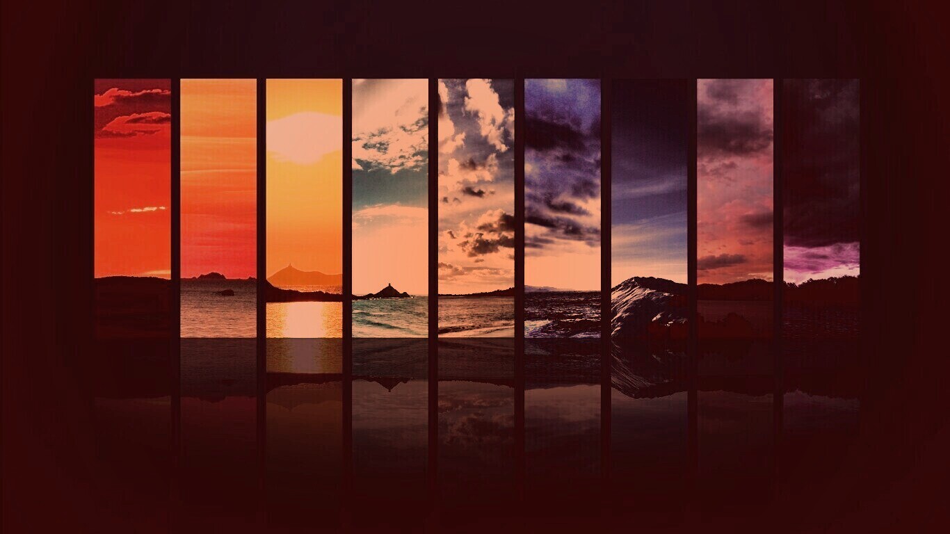 Небесный спектр обои