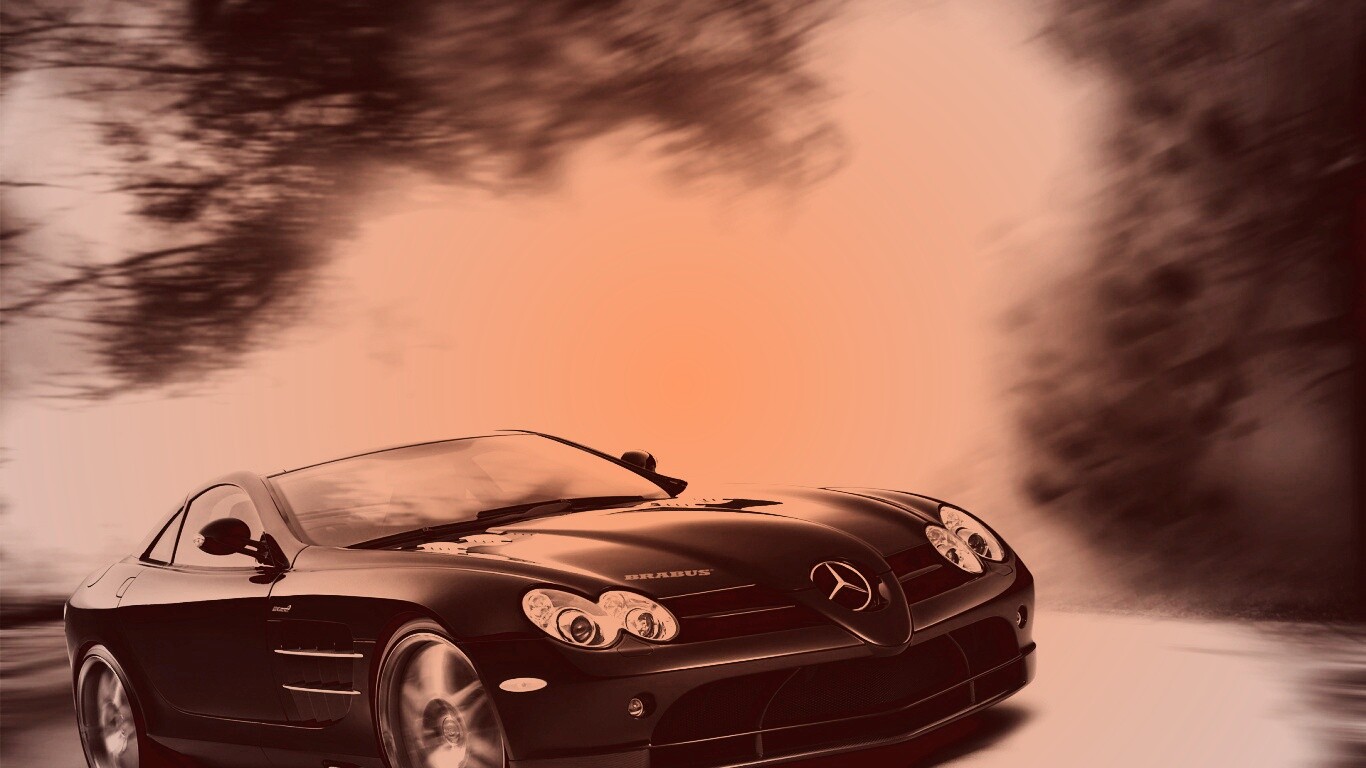 Двухместный мерседес обои