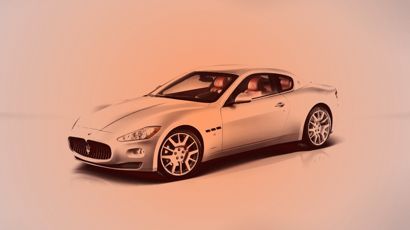 Грандтуризмо на белом фоне обои