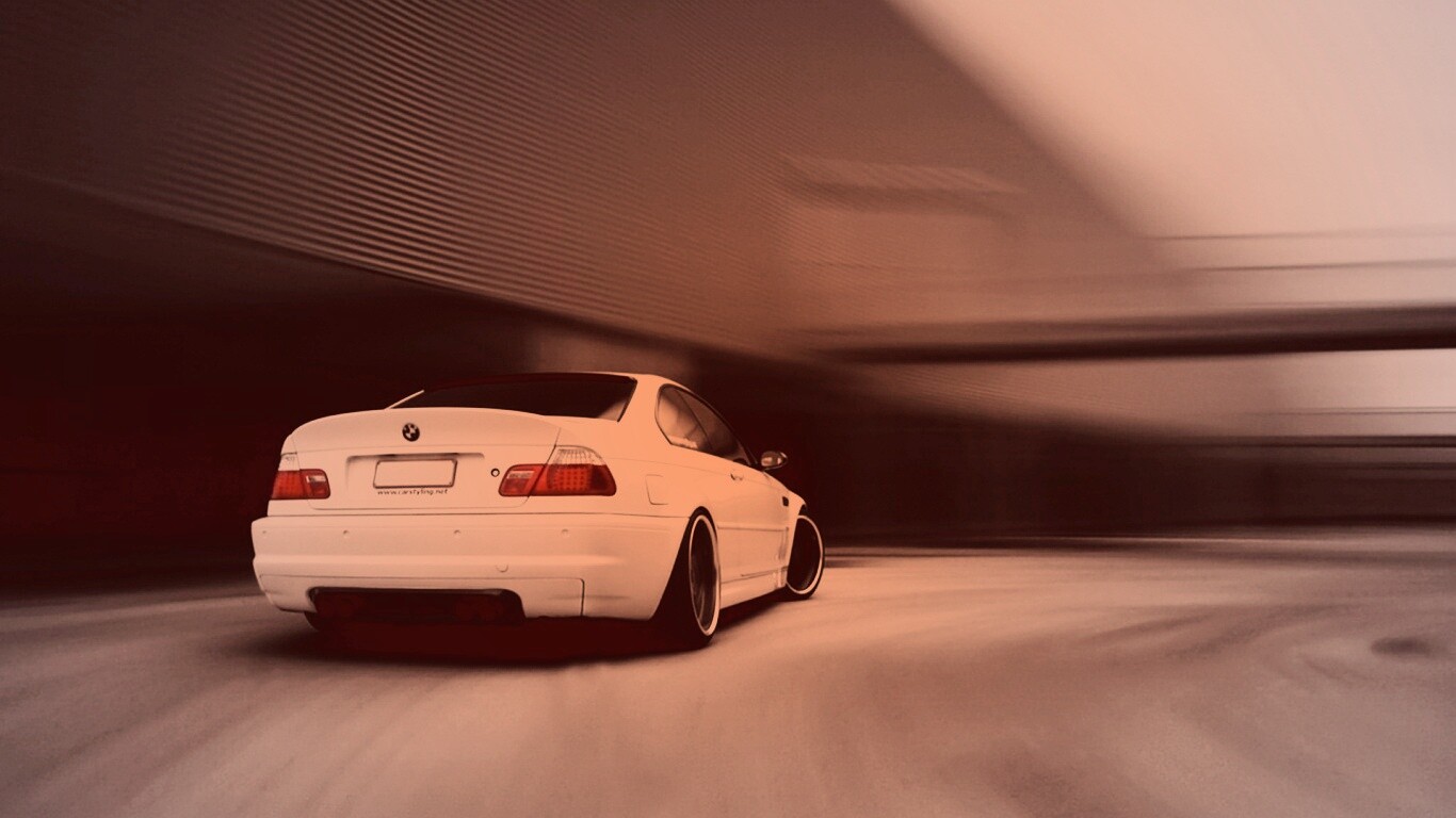 Белый БМВ обои