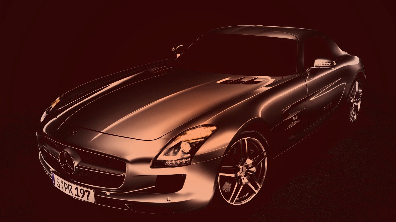 Mercedes SLS обои
