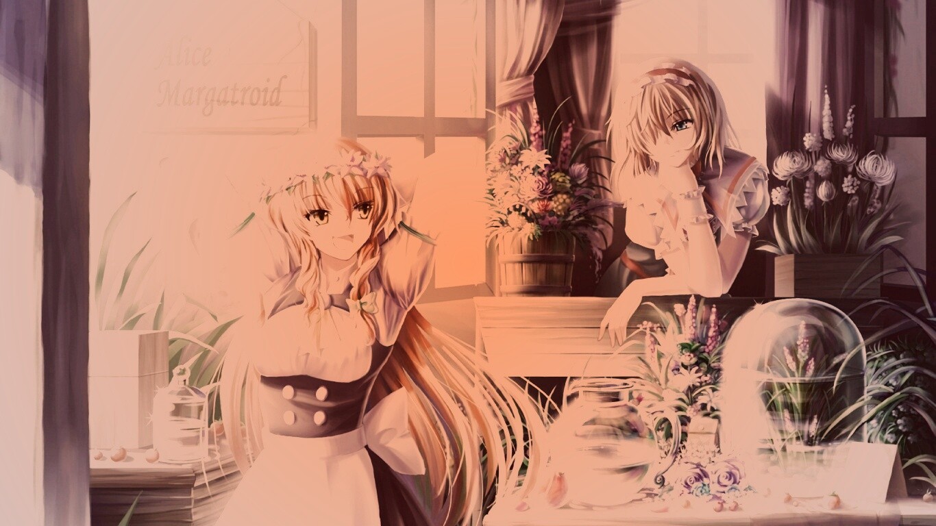 Анимешное утро обои