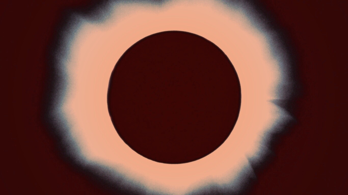 Полное солнечное затмение обои