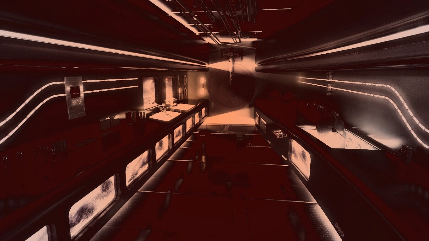 На борту космического корабля обои