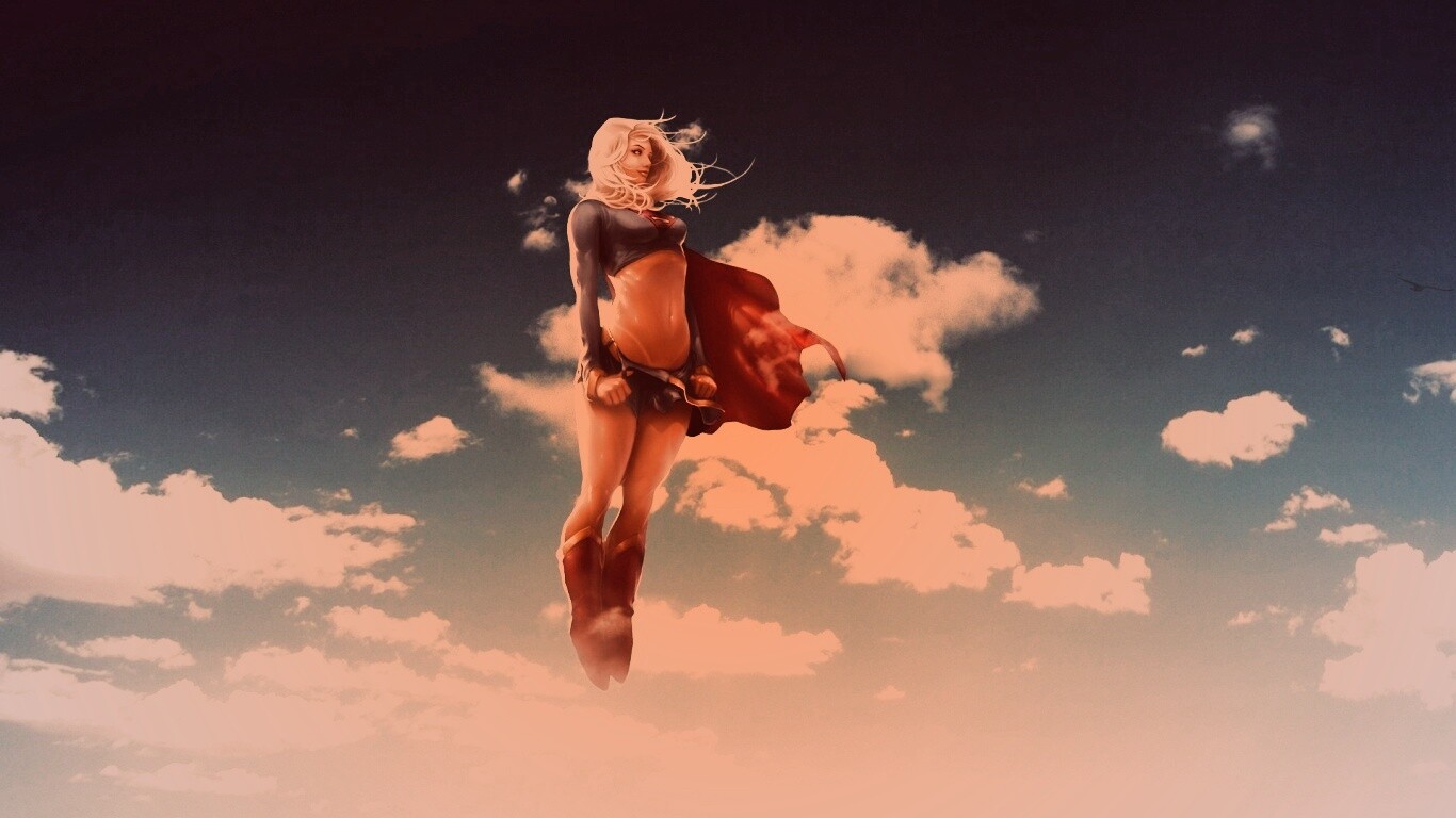 Супердевушка обои