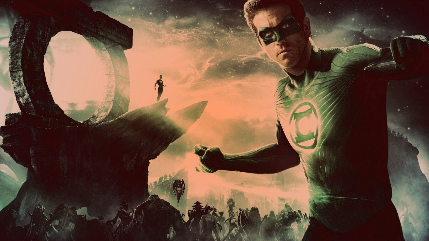 Зелёный фонарь обои