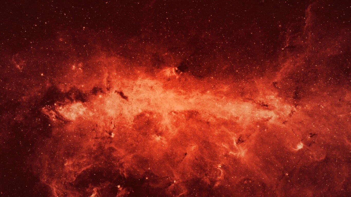 Кроваво-красная бездна обои