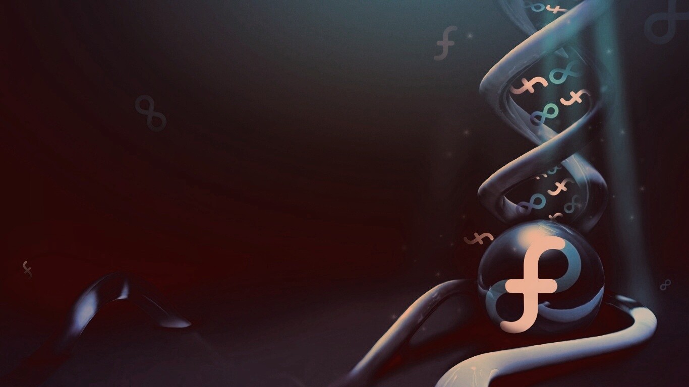 OS Fedora обои