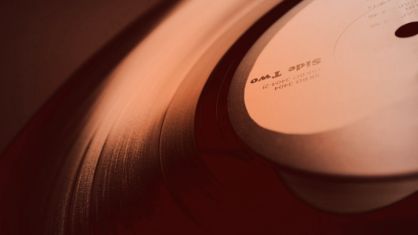 Виниловая пластинка обои