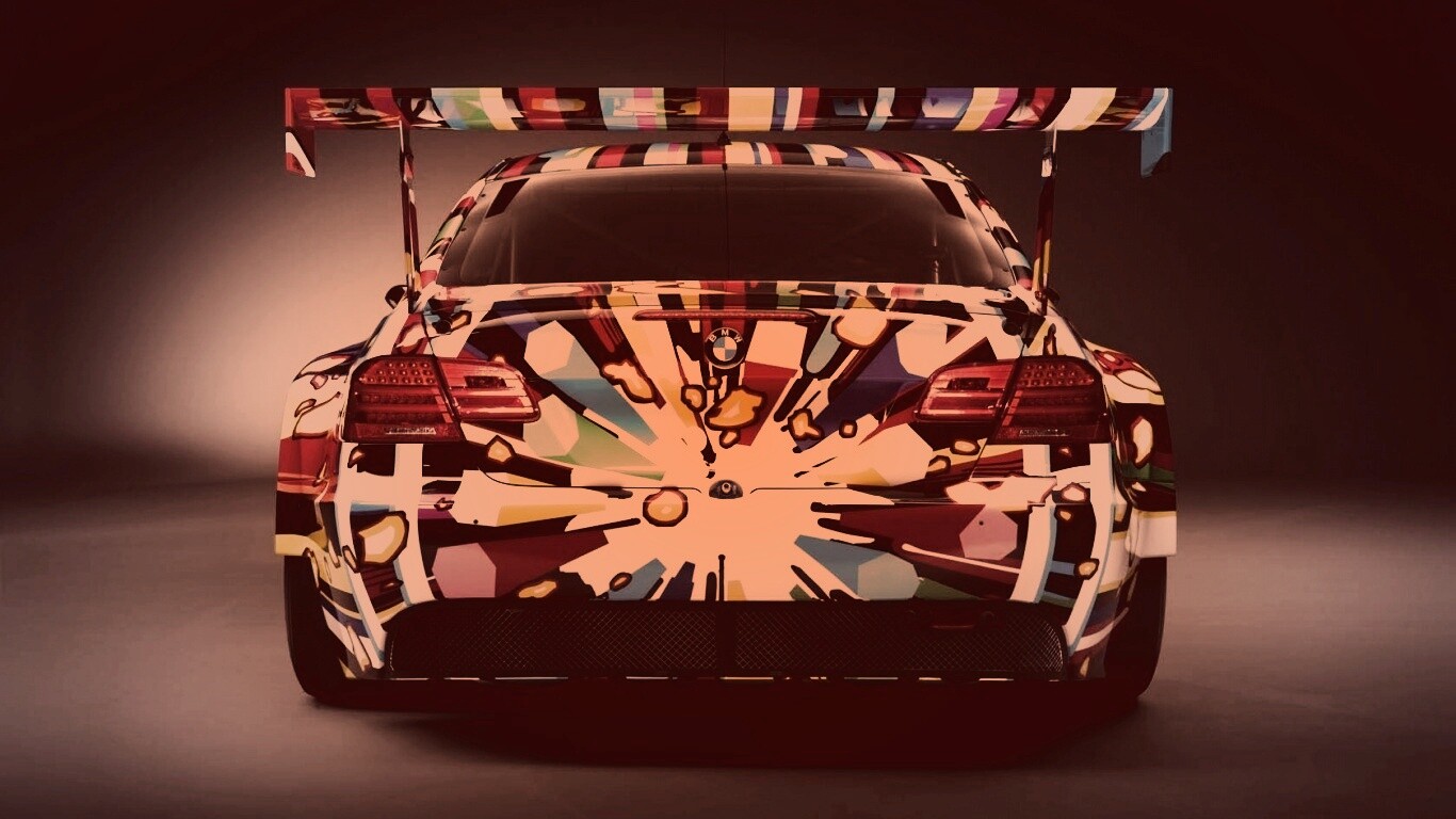 BMW  в сумасшедшем окрасе обои