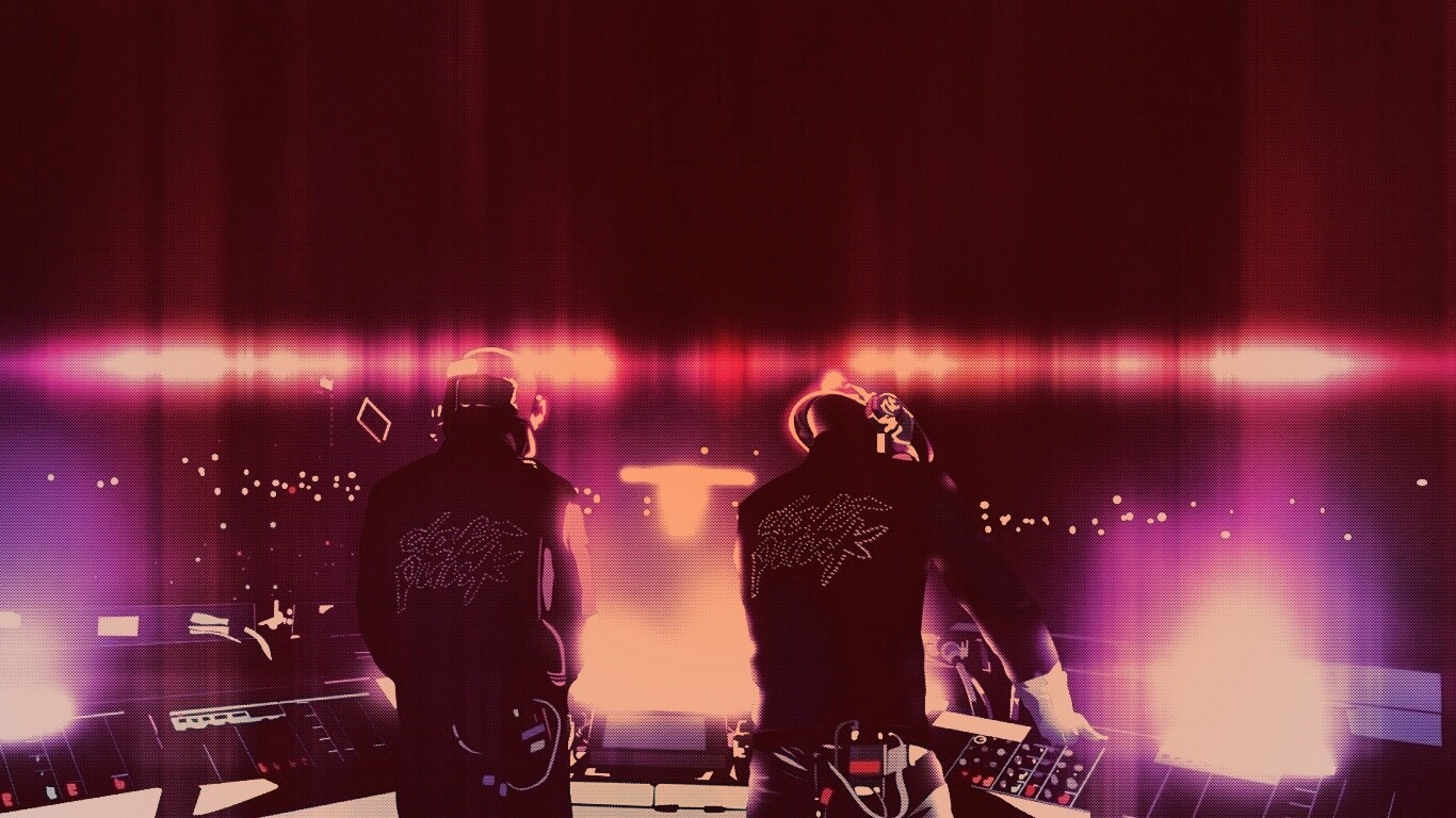 Концерт Daft Punk обои