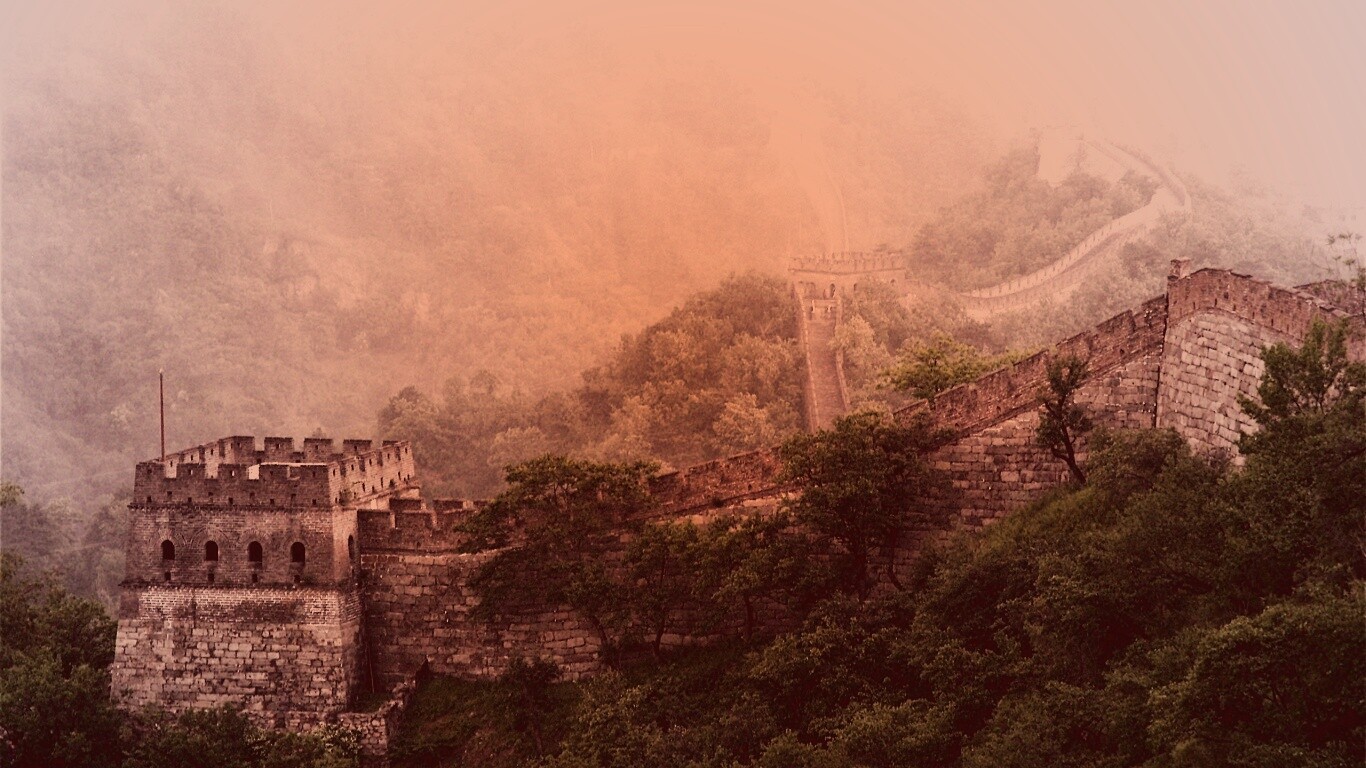 Великая китайская стена обои