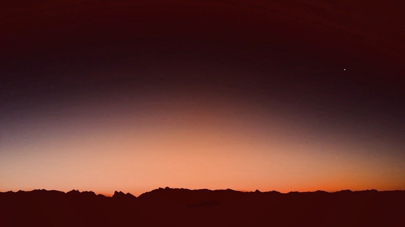 Сказочный закат обои