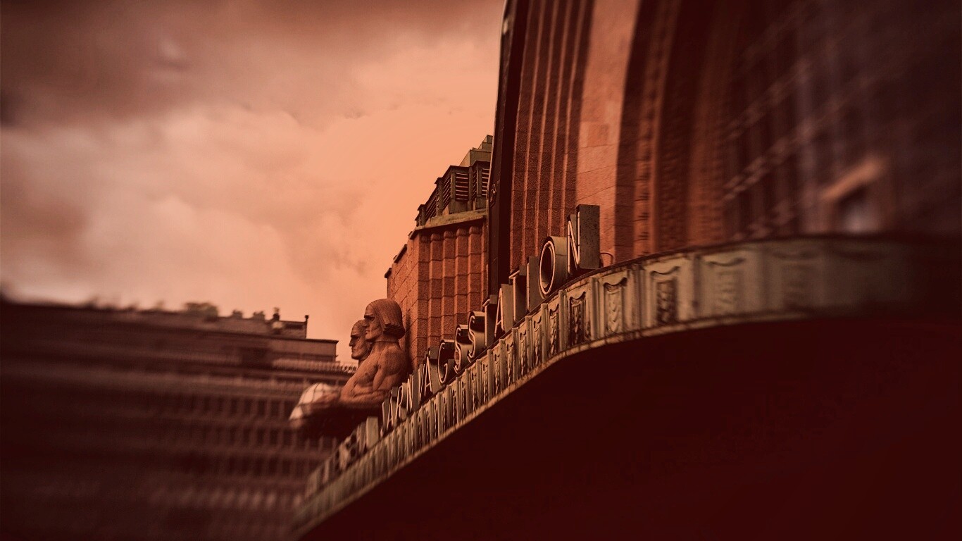 Вокзал Хельсинки обои